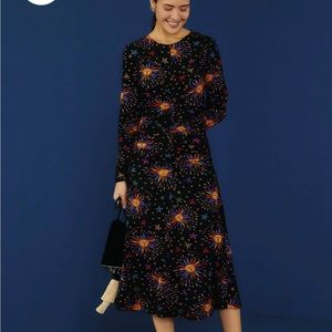 FARM Rio Rainbow Suns MIDI Dress NWT